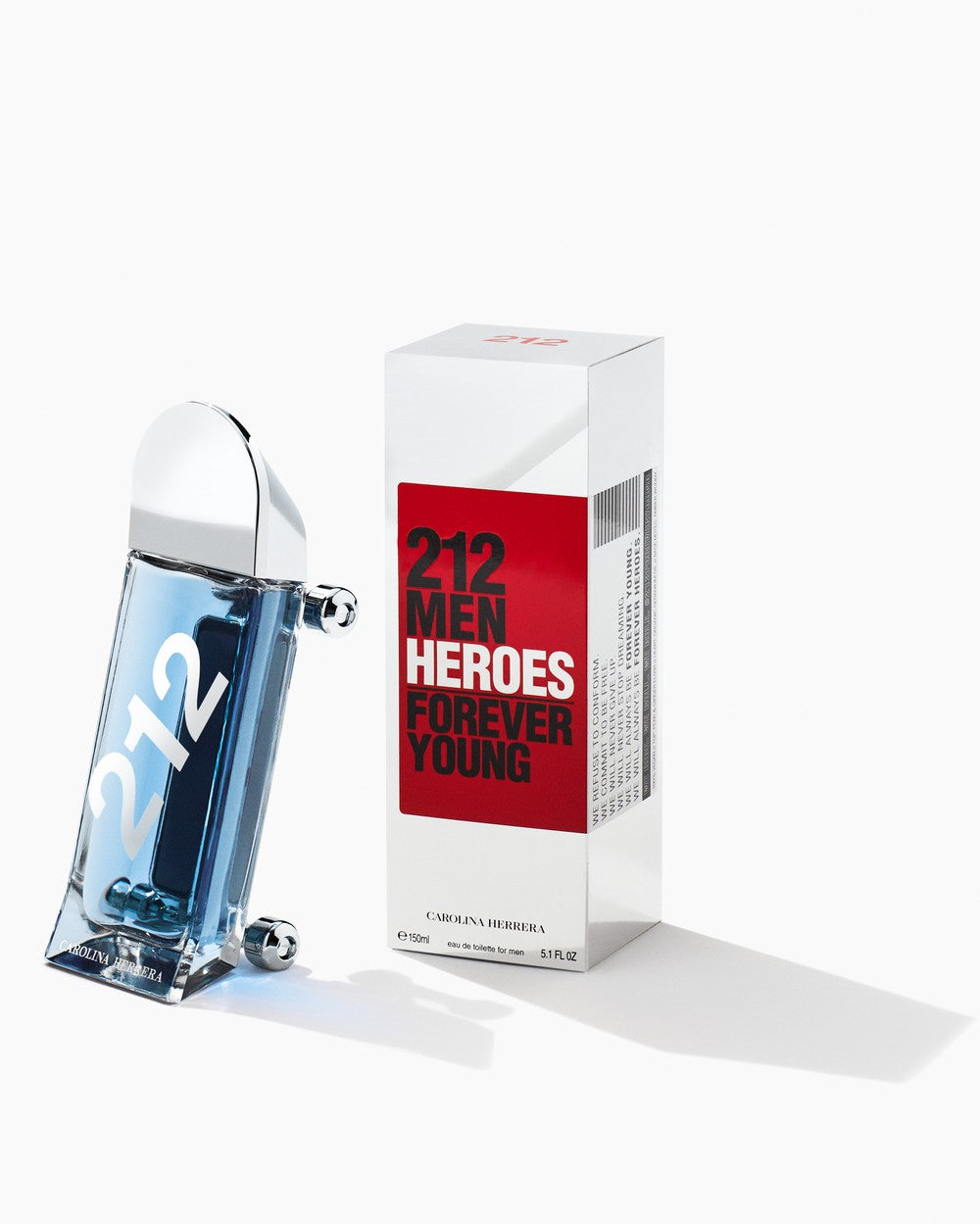 212 Heroes 150ml light perfume bottle with sleek, modern design, ideal for fresh and youthful everyday wear-1