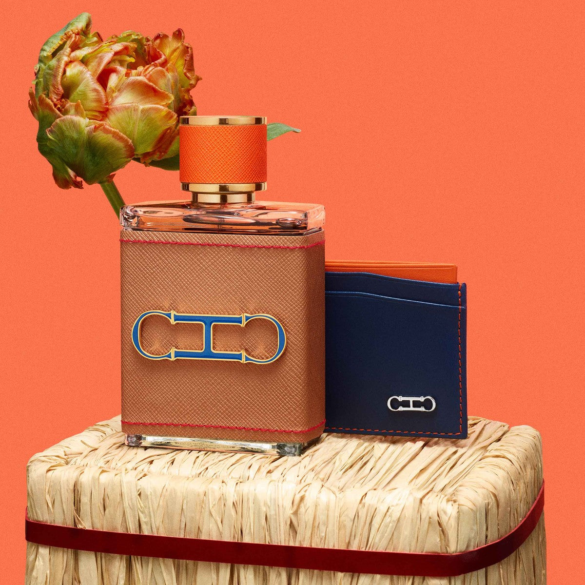 Men Insignia Leather 100ml perfume bottle with a sleek, masculine design, offering bold leather and woody fragrance notes